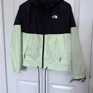 The North Face Women’s Hooded Windbreaker Jacket Black Mint Size M NWOT